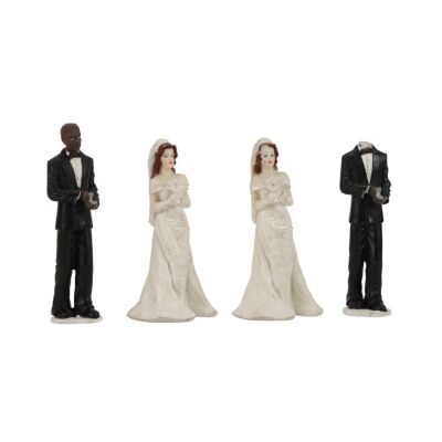 13. Two Pairs of Donna Noble's (Catherine Tate) Wedding Cake Toppers ### DOCTOR WHO (TV SERIES, 2005-2022)