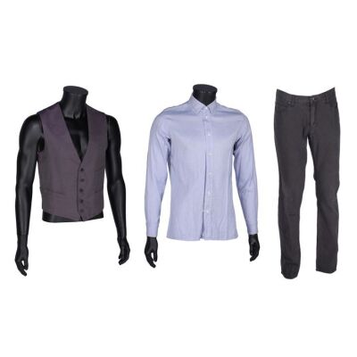 56. Eleventh Doctor's (Matt Smith) Shirt, Trousers, and 'Scales' Waistcoat ### DOCTOR WHO (TV SERIES, 2005-2022)