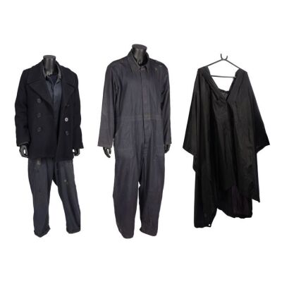 140. Bill Pott's (Pearl Mackie) Boiler Suit, Overcoat and Ponchos, and Nardole's (Matt Lucas) Boiler Suit from 'The Lie of the Land' ### DOCTOR WHO (TV SERIES, 2005-2022)