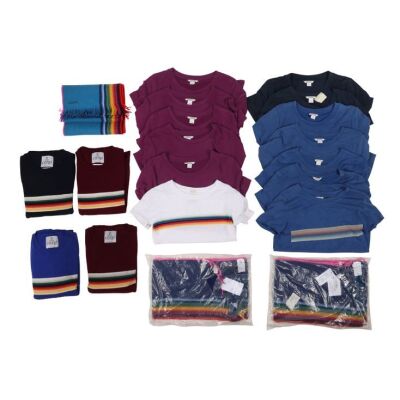 160. Collection of Thirteenth Doctor (Jodie Whittaker) Unused and Prototype Tops, Corgi Jumpers and Scarves ### DOCTOR WHO (TV SERIES, 2005-2022)