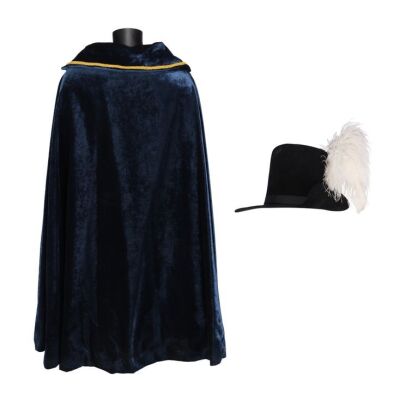 174. King James I's (Alan Cumming) Cape and Feathered Hat ### DOCTOR WHO (TV SERIES, 2005-2022)