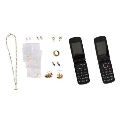 207. Kate Lethbridge-Stewart's (Jemma Redgrave) Burner Phones and Jewellery ### DOCTOR WHO (TV SERIES, 2005-2022)