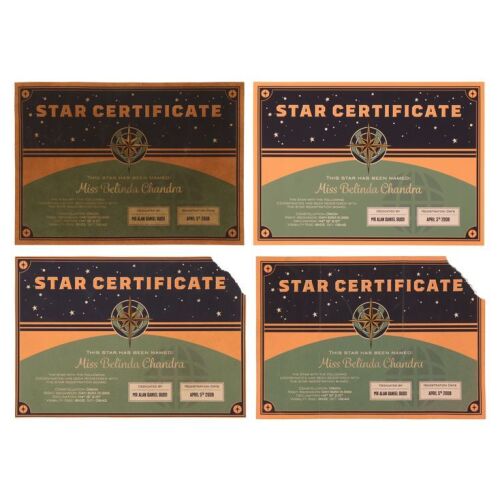 267. Collection of 'Miss Belinda Chandra' Screen-matched Star Certificates ### DOCTOR WHO (TV SERIES, 2023-2025)