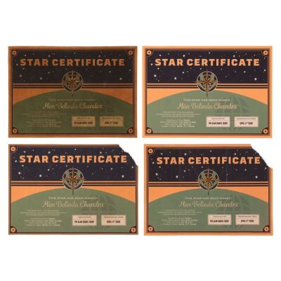 267. Collection of 'Miss Belinda Chandra' Screen-matched Star Certificates ### DOCTOR WHO (TV SERIES, 2023-2025)