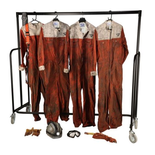 283. Ulric's (Jermaine Dominique) Miner Ensemble and Three Background Miner Coveralls ### DOCTOR WHO (TV SERIES, 2023-2025)