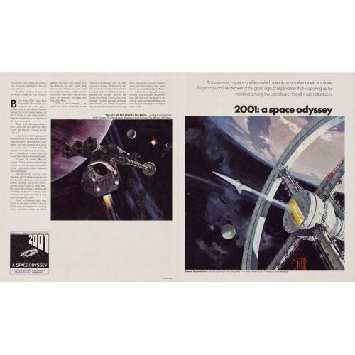 270. Herald (13" x 22"); Near Mint ### 2001: A SPACE ODYSSEY (1968)
