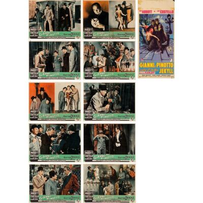 275. Italian Photobustas (10), Italian Locandina (26" x 20" (10"), 13" x 28"); Fine Folded ### ABBOTT AND COSTELLO MEET DR. JEKYLL AND MR. HYDE (1954)