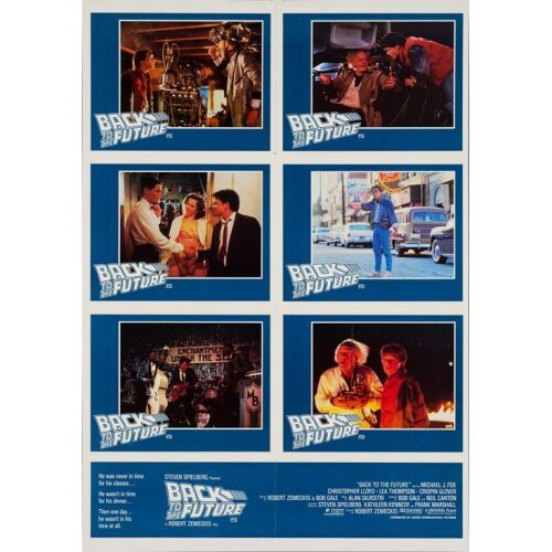 300. Uncut Australian Lobby Card Sheet (28" x 40"); The Collection of the Late J. Stephen Ryan; Very Fine+ Folded ### BACK TO THE FUTURE (1985)
