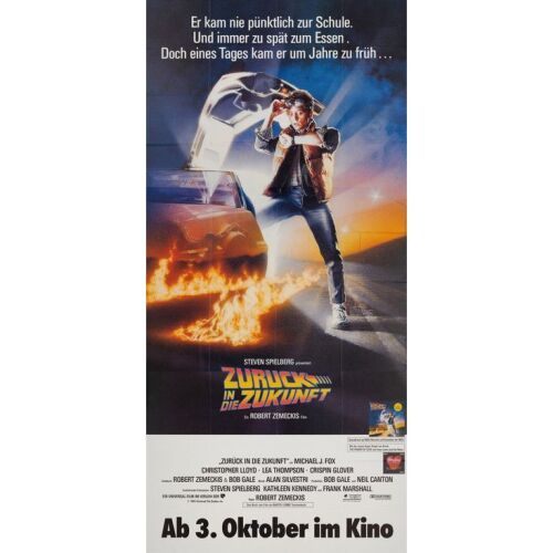 301. German Poster (46.5" x 98"); The Collection of the Late J. Stephen Ryan; Near Mint Folded ### BACK TO THE FUTURE (1985)