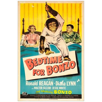 315. One Sheet (27" x 41"); Very Good+ on Linen ### BEDTIME FOR BONZO (1951)