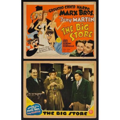 321. Title Lobby Card and Lobby Card (11" x 14"); Fine+ ### THE BIG STORE (1941)