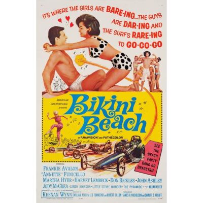 324. One Sheet (27" x 41"); The Collection of the Late J. Stephen Ryan; Very Fine+ on Linen ### BIKINI BEACH (1964)