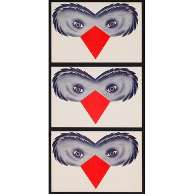 326. Promotional Paper Masks (3) (9.5" x 6.25"); The Collection of the Late J. Stephen Ryan; Double-Sided; Very Fine+ ### THE BIRDS (1963)
