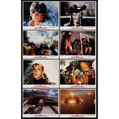 332. Lobby Card Set (8) (11" x 14"); The Collection of the Late J. Stephen Ryan; Near Mint ### BLADE RUNNER (1982)