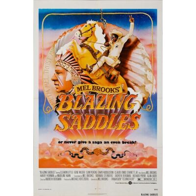 335. One Sheet (27" x 41"); Very Fine Tri-Folded ### BLAZING SADDLES (1974)