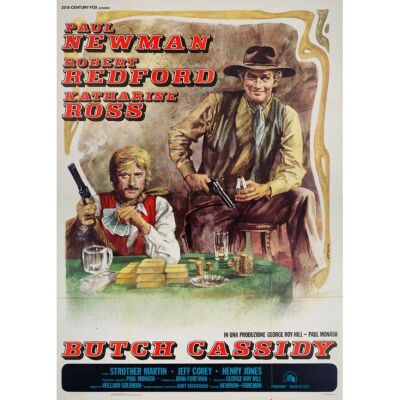 347. Italian Four Fogli (55" x 78"); The Collection of the Late J. Stephen Ryan; Near Mint Folded ### BUTCH CASSIDY AND THE SUNDANCE KID (1969)