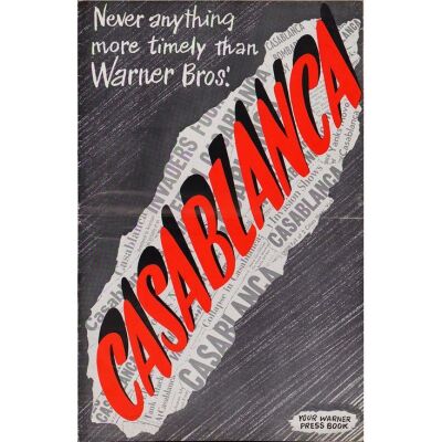 352. Uncut Pressbook (11" x 17"); The Collection of the Late J. Stephen Ryan; Very Fine ### CASABLANCA (1942)