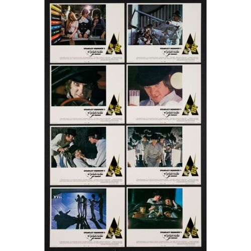 367. Lobby Card Set (8) (11" x 14"); Near Mint ### A CLOCKWORK ORANGE (1971)