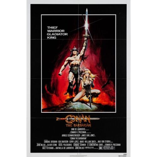 376. One Sheet (27" x 41"); The Collection of the Late J. Stephen Ryan; Near Mint Folded ### CONAN THE BARBARIAN (1982)