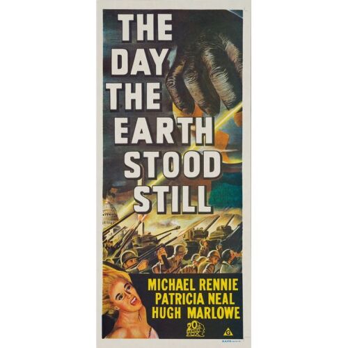 390. Australian Daybill (13" x 30"); Near Mint Folded ### THE DAY THE EARTH STOOD STILL (R-1972)