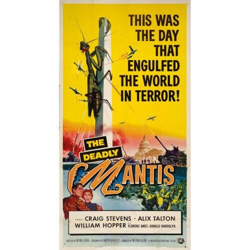 393. Three Sheet (41" x 79"); The Collection of the Late J. Stephen Ryan; Fine+ Folded ### THE DEADLY MANTIS (1957)