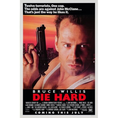 399. One Sheet (27" x 41"); Advance; Near Mint Folded ### DIE HARD (1988)