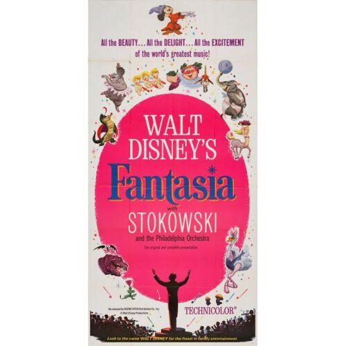 421. Three Sheet (41" x 83"); The Collection of the Late J. Stephen Ryan; Very Fine Folded ### FANTASIA (R-1963)