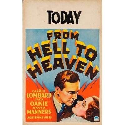 440. Window Card (14" x 22"); Fine+ ### FROM HELL TO HEAVEN (1933)