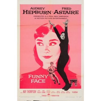 442. One Sheet (27" x 41"); Very Fine- Folded ### FUNNY FACE (1957)