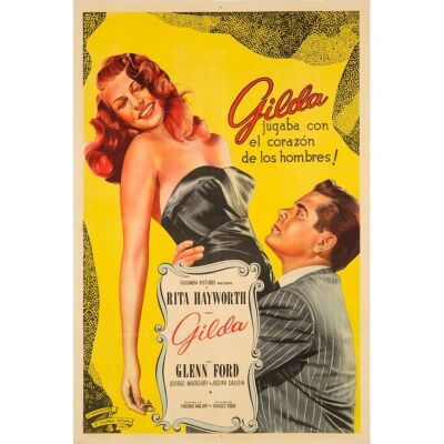 451. Argentinian One Sheet (29" x 43.5"); The Collection of the Late J. Stephen Ryan; Stone Lithograph; Very Fine+ on Linen ### GILDA (1946)