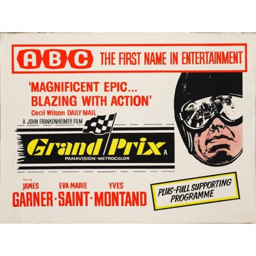 466. Silkscreen British Quad (40" x 30"); Fine Rolled ### GRAND PRIX (1967)