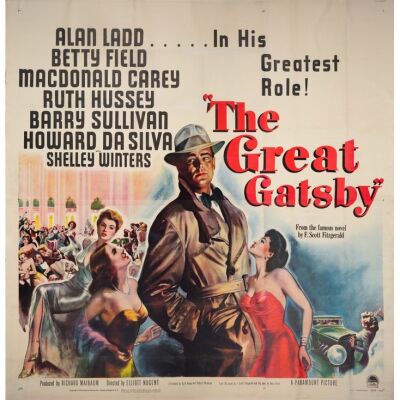 469. Six Sheet (79" x 81"); The Collection of the Late J. Stephen Ryan; Style A; Very Fine- on Linen ### THE GREAT GATSBY (1949)