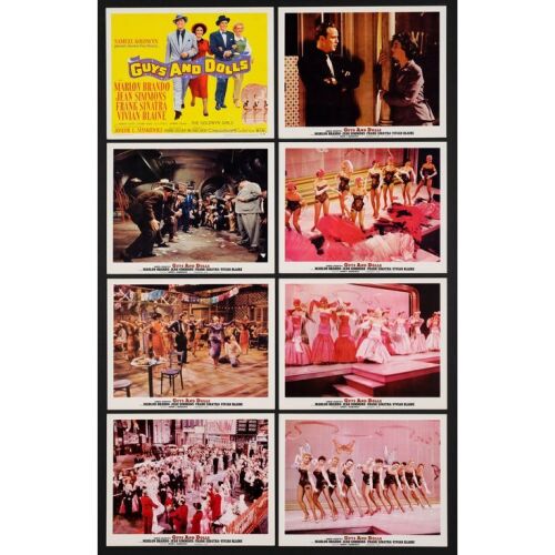 474. Lobby Card Set (8) (11" x 14"); The Collection of the Late J. Stephen Ryan; Near Mint ### GUYS AND DOLLS (1955)