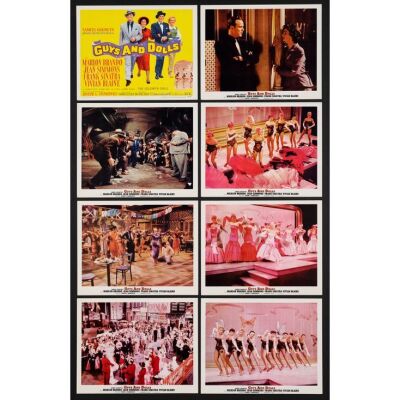 474. Lobby Card Set (8) (11" x 14"); The Collection of the Late J. Stephen Ryan; Near Mint ### GUYS AND DOLLS (1955)