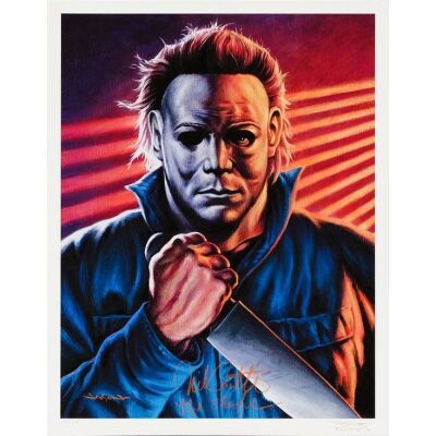 476. Limited Edition Art Print (11" x 14") Signed by Nick Castle and Jason Edmiston (Beckett COA); "Trekker", Hand-Numbered Limited Edition #13/50; Very Fine+ ### HALLOWEEN (2014)