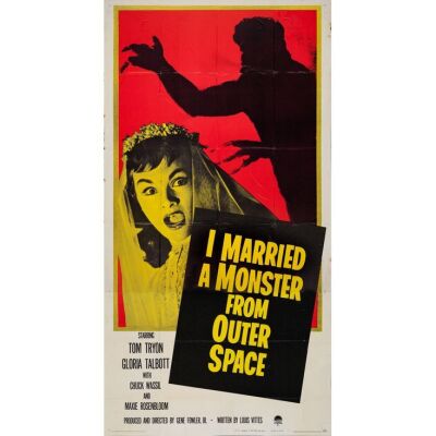 490. Three Sheet (40.5" x 78"); The Collection of the Late J. Stephen Ryan; Fine+ Folded ### I MARRIED A MONSTER FROM OUTER SPACE (1958)