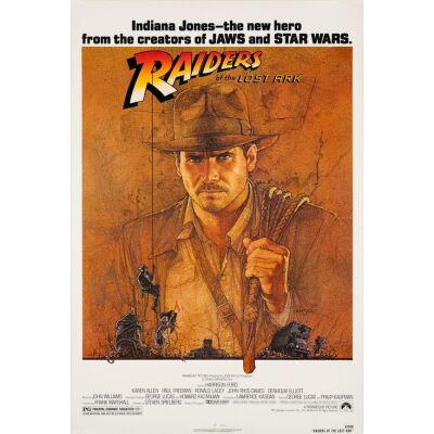 500. One Sheet (27" x 41"); The Collection of the Late J. Stephen Ryan; Very Fine on Linen ### INDIANA JONES AND THE RAIDERS OF THE LOST ARK (1981)