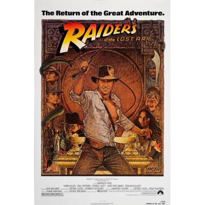 504. One Sheet (27" x 41"); The Howard Kazanjian Collection; Near Mint Rolled ### INDIANA JONES AND THE RAIDERS OF THE LOST ARK (R-1982)