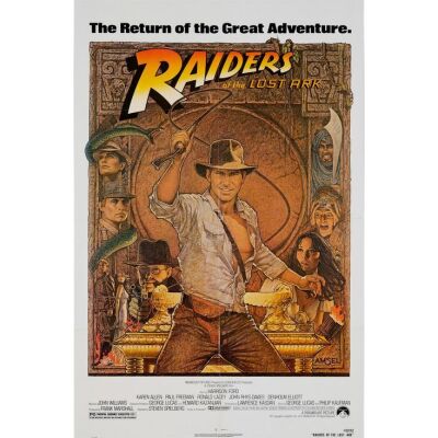505. One Sheet (27" x 41"); The Collection of the Late J. Stephen Ryan; Very Fine+ Folded ### INDIANA JONES AND THE RAIDERS OF THE LOST ARK (R-1982)