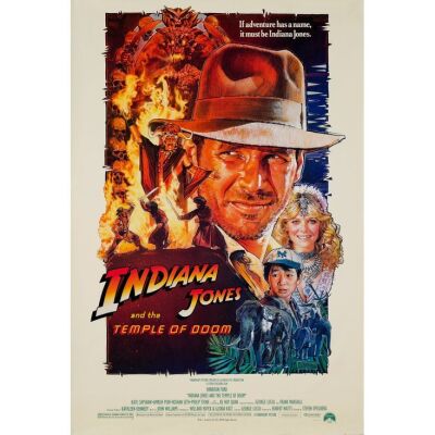 513. One Sheet (27" x 41"); Style B; Very Fine+ Rolled ### INDIANA JONES AND THE TEMPLE OF DOOM (1984)