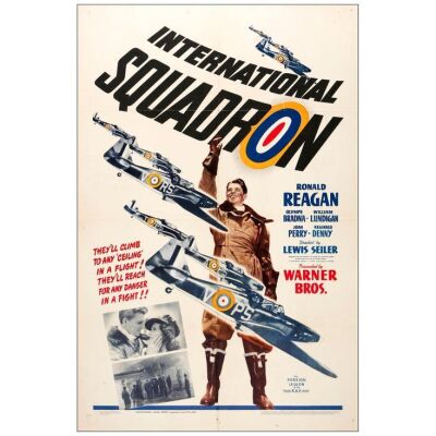 516. One Sheet (27" x 41"); Very Fine- Folded ### INTERATIONAL SQUADRON (1941)