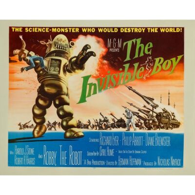 518. Half Sheet (28" x 22.5"); Style A; Very Fine on Linen ### THE INVISIBLE BOY (1957)