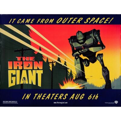 520. Subway Poster (60" x 46.5"); The Collection of the Late J. Stephen Ryan; Advance; Very Fine Rolled ### THE IRON GIANT (1999)
