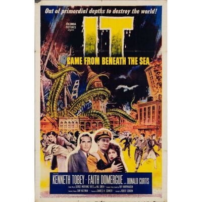 521. One Sheet (27" x 41"); The Collection of the Late J. Stephen Ryan; Fine+ Folded ### IT CAME FROM BENEATH THE SEA (1955)