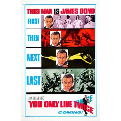 539. One Sheet (27" x 41"); Teaser Style A; Near Mint Folded ### JAMES BOND: YOU ONLY LIVE TWICE (1967)