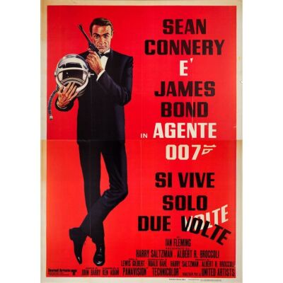 543. Italian Four Fogli (55" x 78"); The Richard Schenkman Collection; Very Fine+ Folded ### JAMES BOND: YOU ONLY LIVE TWICE (R-1970s)