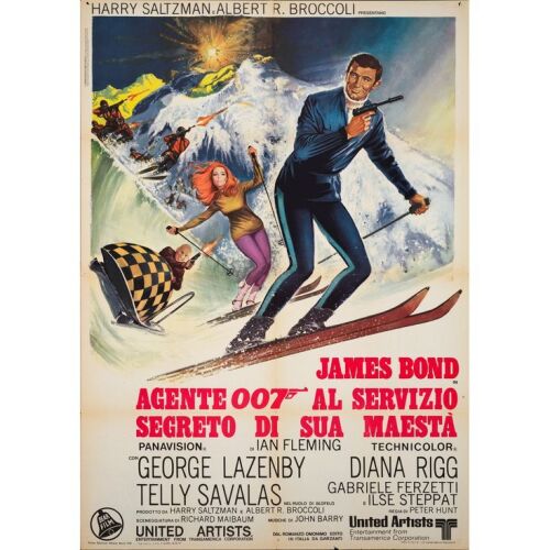 549. Italian Two Fogli (39" x 55"); Very Fine+ Folded ### JAMES BOND: ON HER MAJESTY'S SECRET SERVICE (1969)