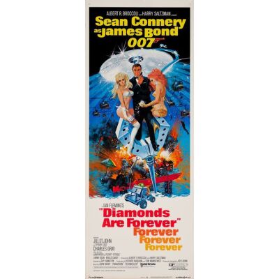552. Insert (14" x 36"); The Richard Schenkman Collection; Very Fine+ Rolled ### JAMES BOND: DIAMONDS ARE FOREVER (1971)