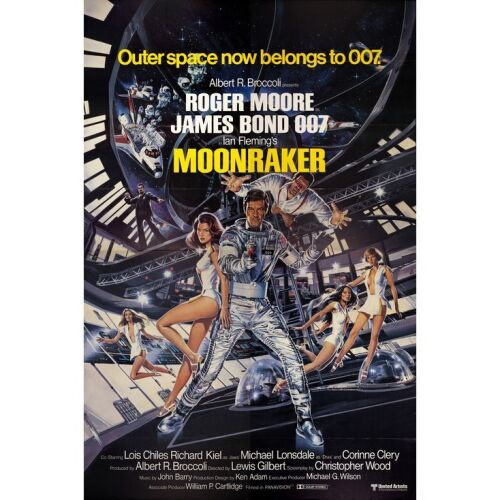 556. British 16 Sheet (80" x 120"); The Collection of the Late J. Stephen Ryan; Country-of-Origin; Very Fine+ Folded ### JAMES BOND: MOONRAKER (1979)