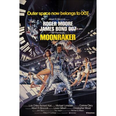 556. British 16 Sheet (80" x 120"); The Collection of the Late J. Stephen Ryan; Country-of-Origin; Very Fine+ Folded ### JAMES BOND: MOONRAKER (1979)